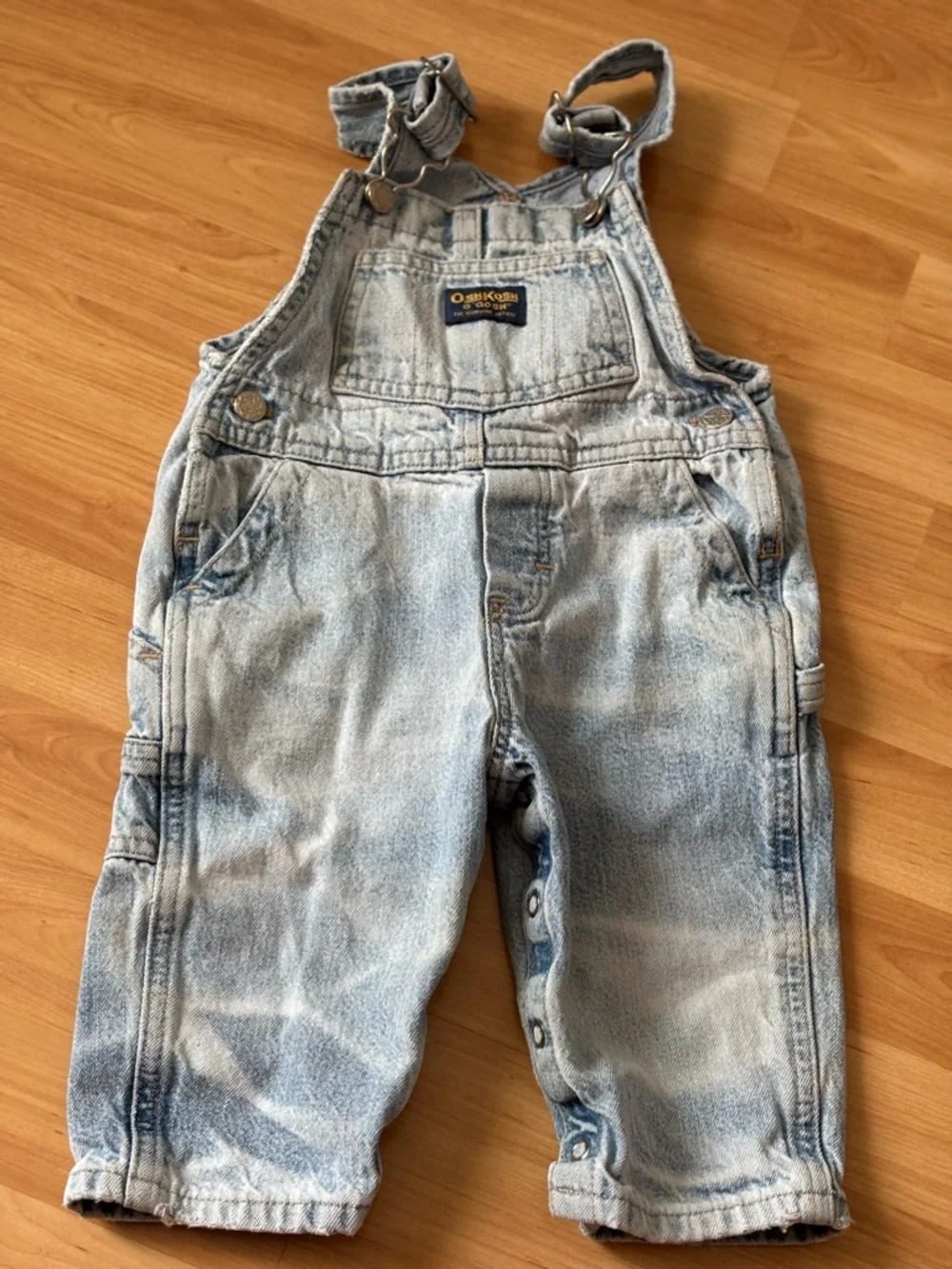 OshKosh Vintage Denim Light Wash Overalls